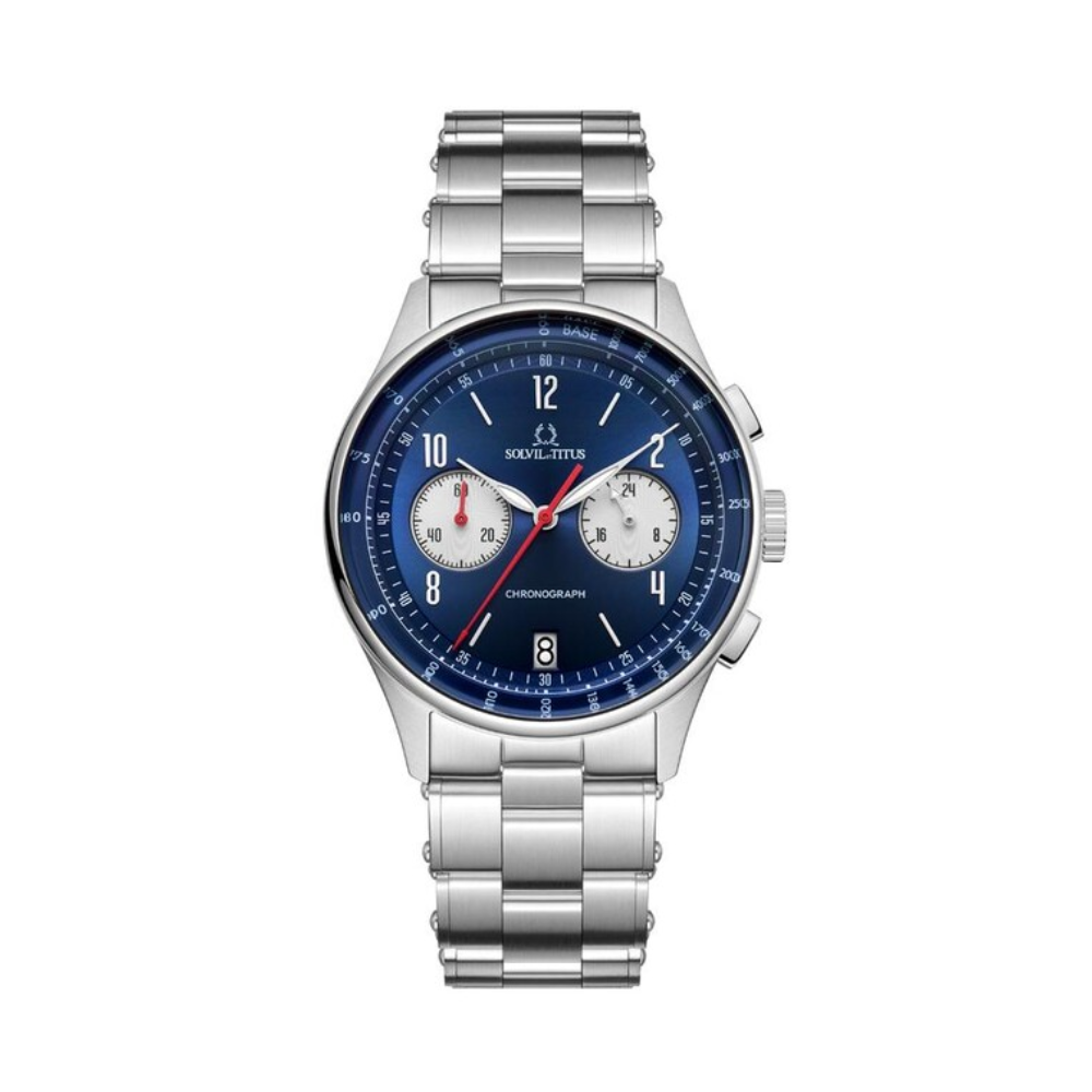 Chronograph blue dial online