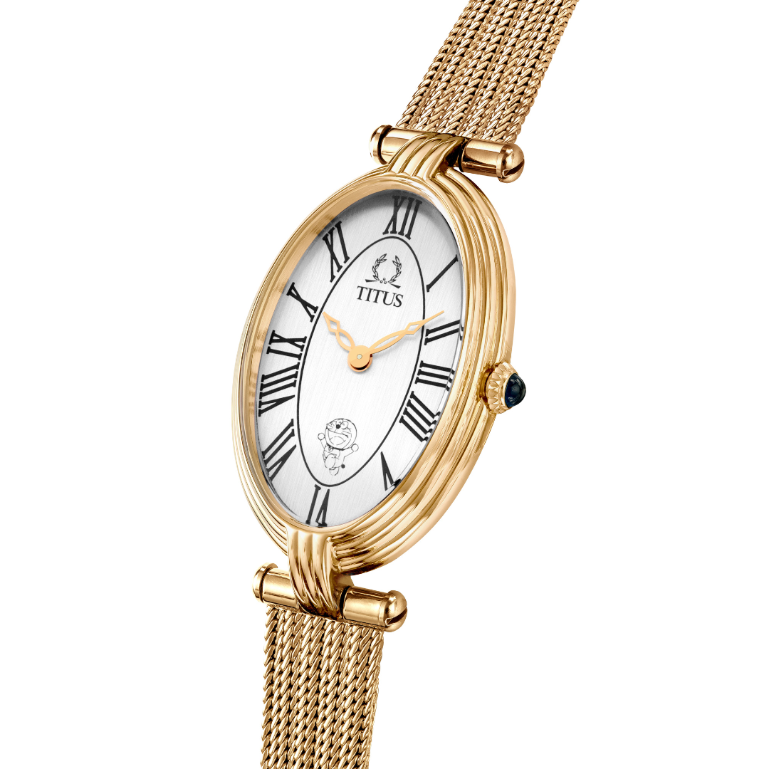 Solvil et Titus x Doraemon Limited Edition Doraemon 2 Hands Quartz Stainless Steel Women Watch W06-03312-001