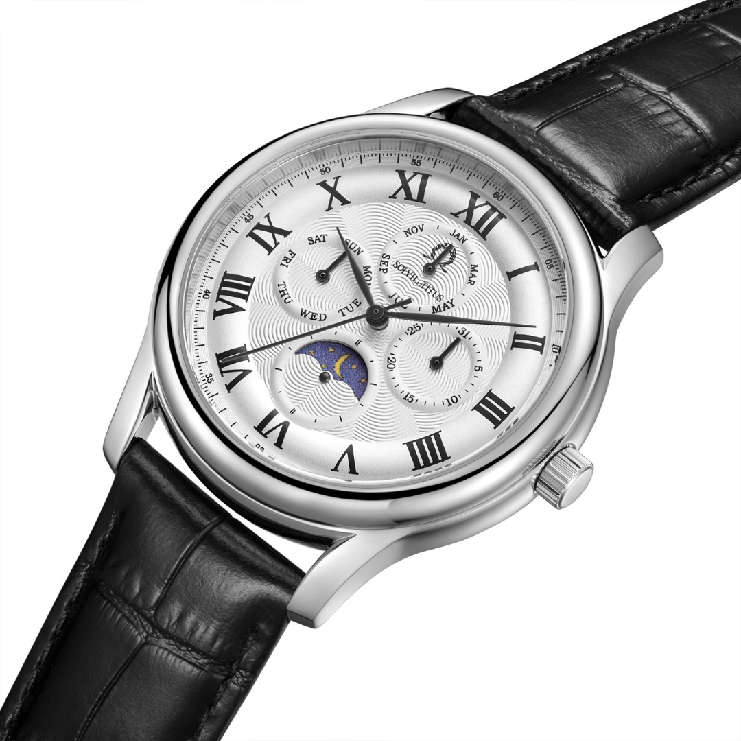 Classicist Multi-Function Day/Night Quartz Leather Men Watch W06-03322-001