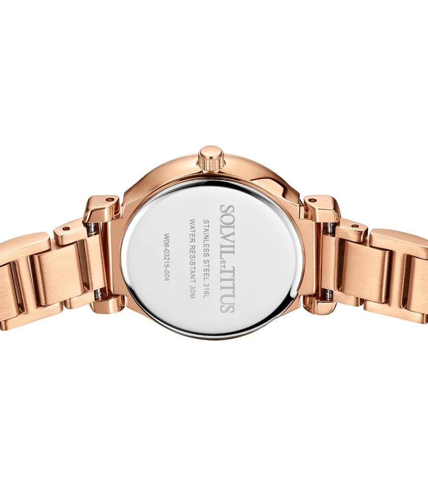Fair Lady 3 Hands Quartz Stainless Steel Women Watch W06-03215-004