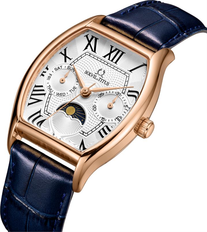 Barista Multi-Function Day/Night Quartz Leather Women Watch W06-03220-010