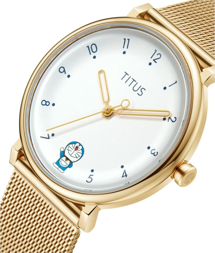 Solvil et Titus x Doraemon Limited Edition 3 Hands Quartz Stainless Steel Women Watch W06-03316-001