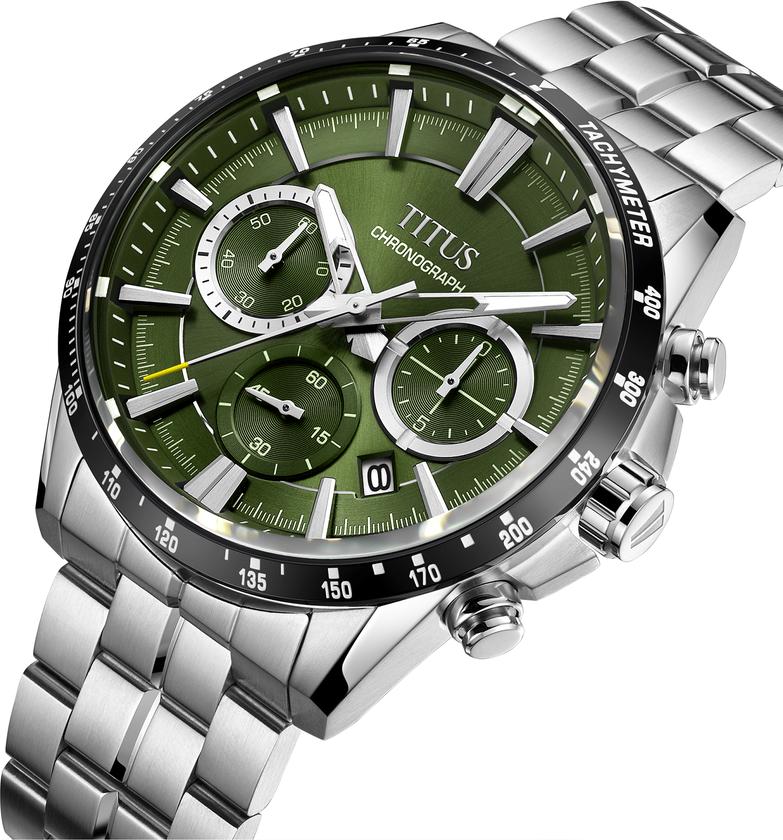 Saber Chronograph Quartz Stainless Steel Men Watch W06-03337-004