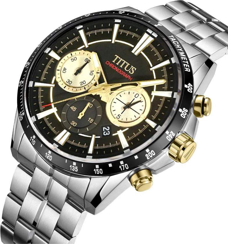 Saber Chronograph Quartz Stainless Steel Men Watch W06-03347-001