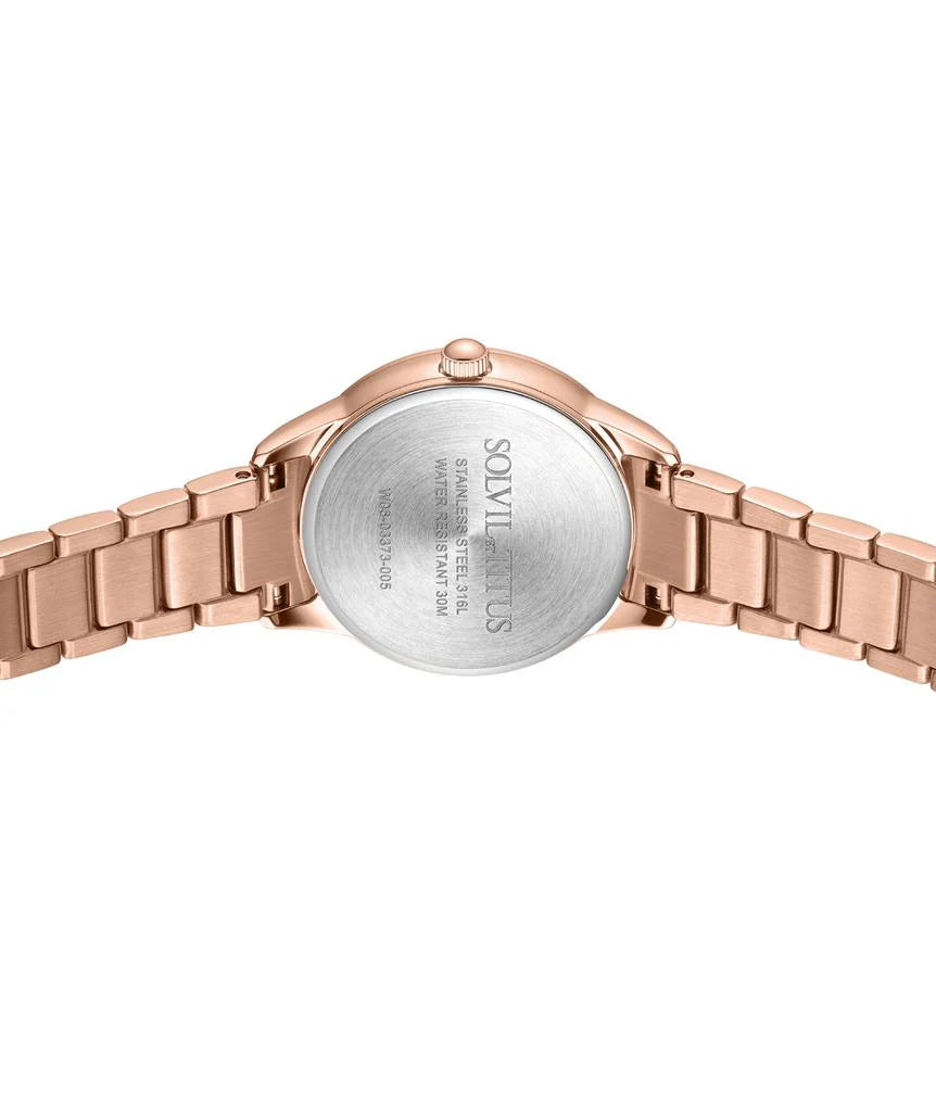 Fair Lady 3 Hands Date Quartz Stainless Steel Women Watch W06-03373-005
