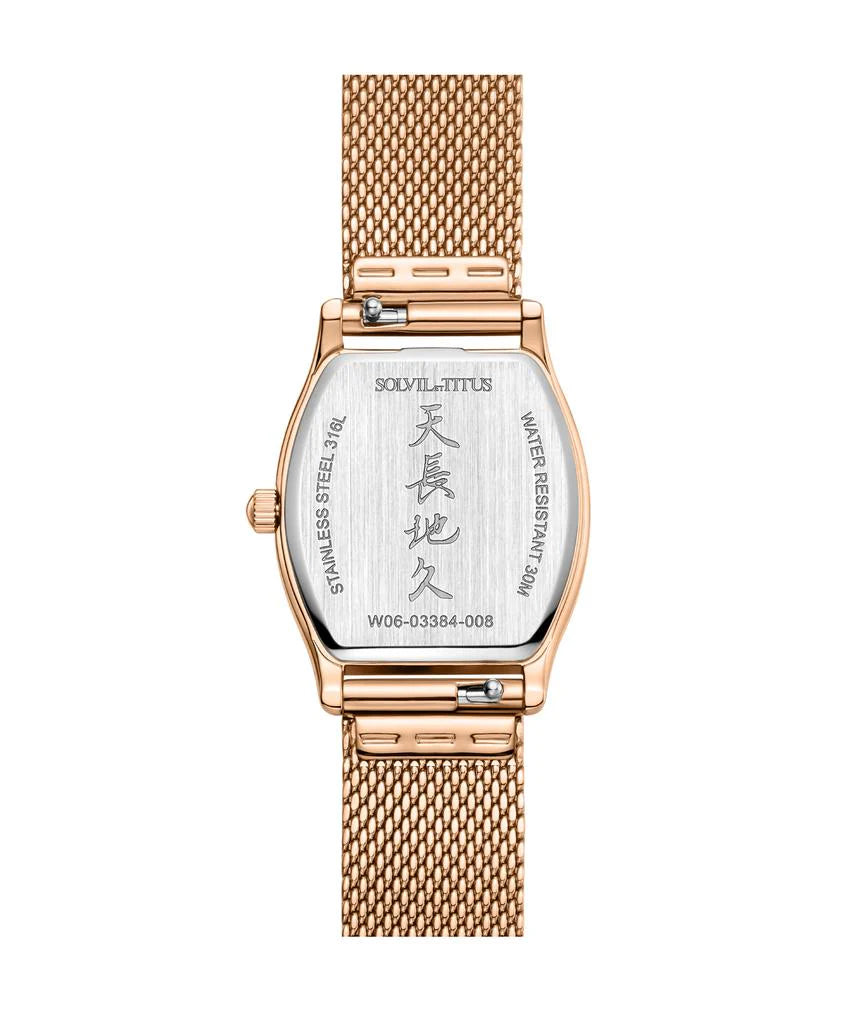Barista 3 Hands Date Quartz Stainless Steel Women Watch W06-03384-008