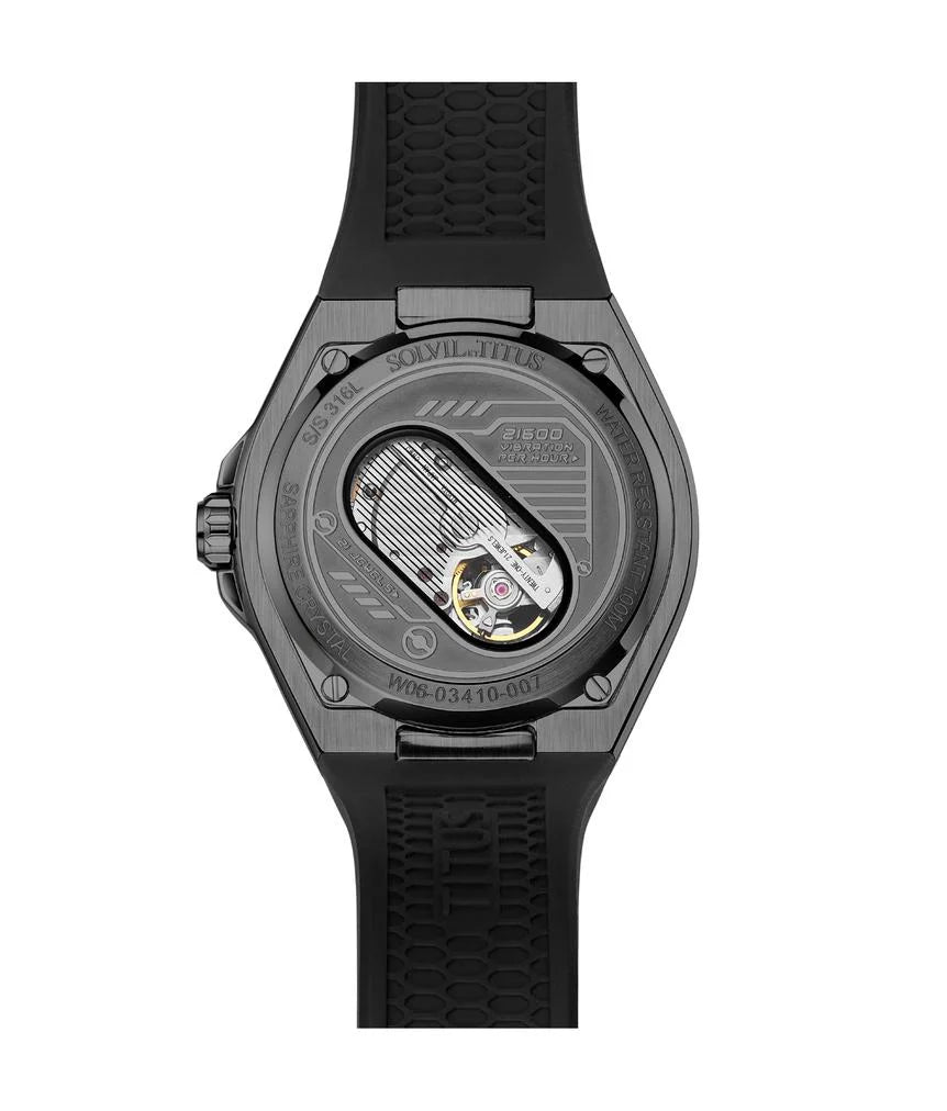 Voyager Multi-Function Automatic Silicone Men Watch W06-03410-007