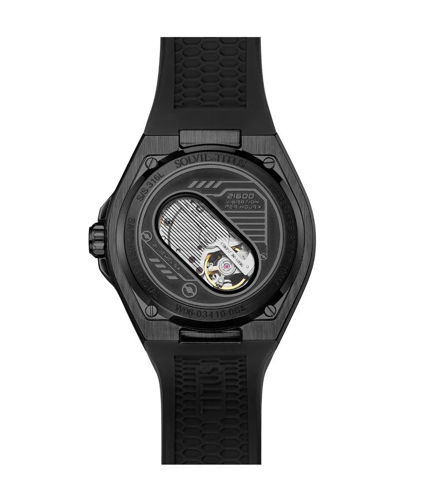 Voyager Multi-Function Automatic Silicone Men Watch W06-03410-008