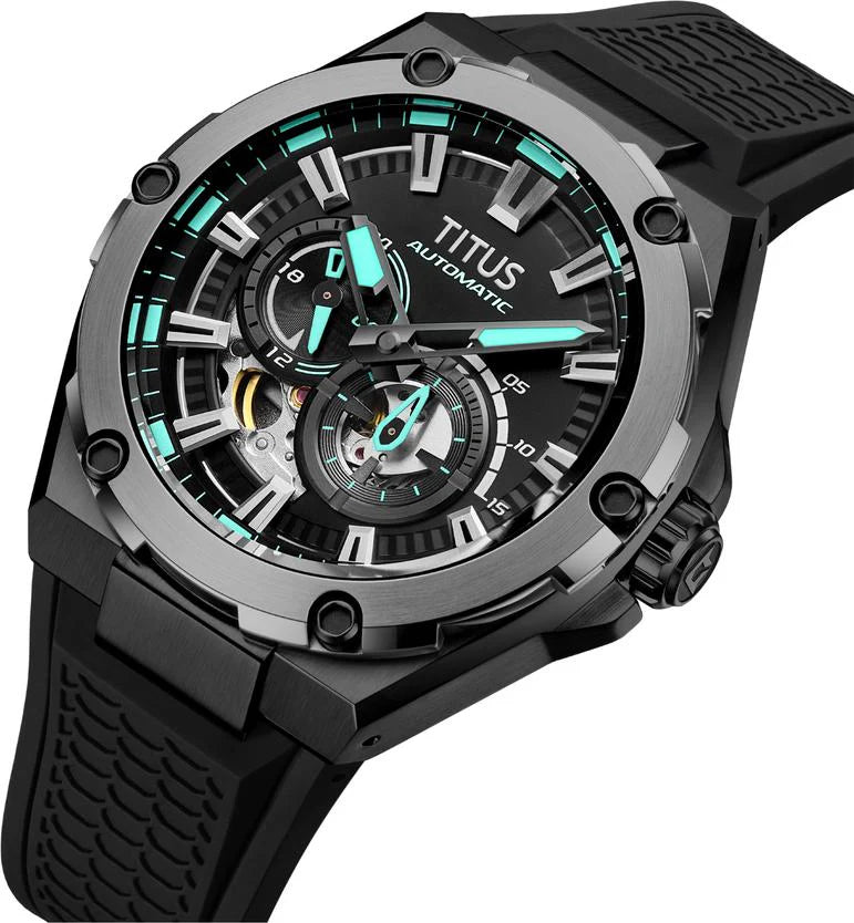 Voyager Multi-Function Automatic Silicone Men Watch W06-03410-008