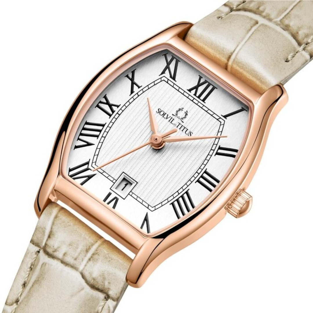 Barista 3 Hands Date Quartz Leather Women Watch W06-02825-013