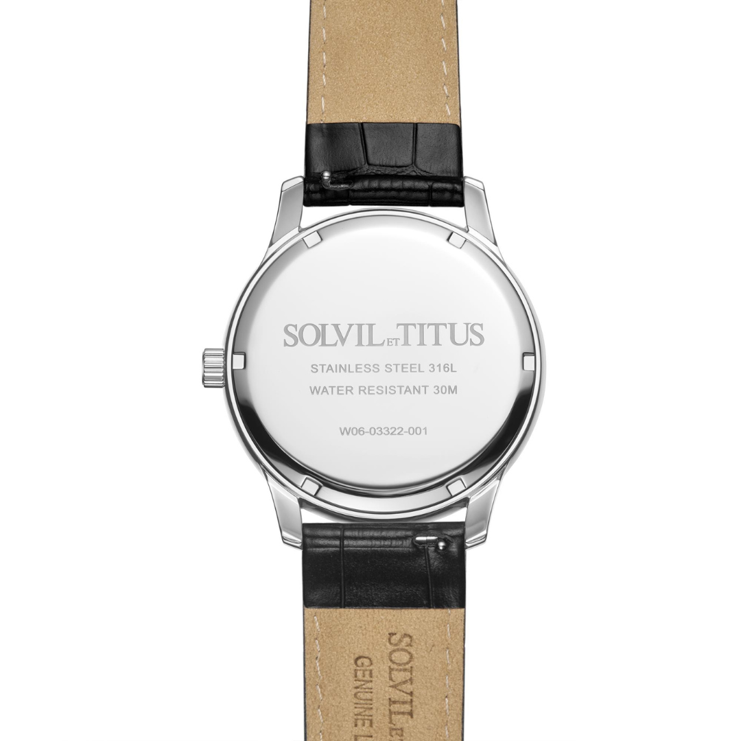 Classicist Multi-Function Day/Night Quartz Leather Men Watch W06-03322-001