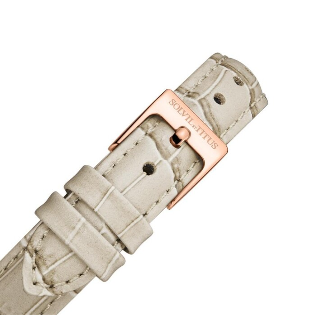 Barista 3 Hands Date Quartz Leather Women Watch W06-02825-013