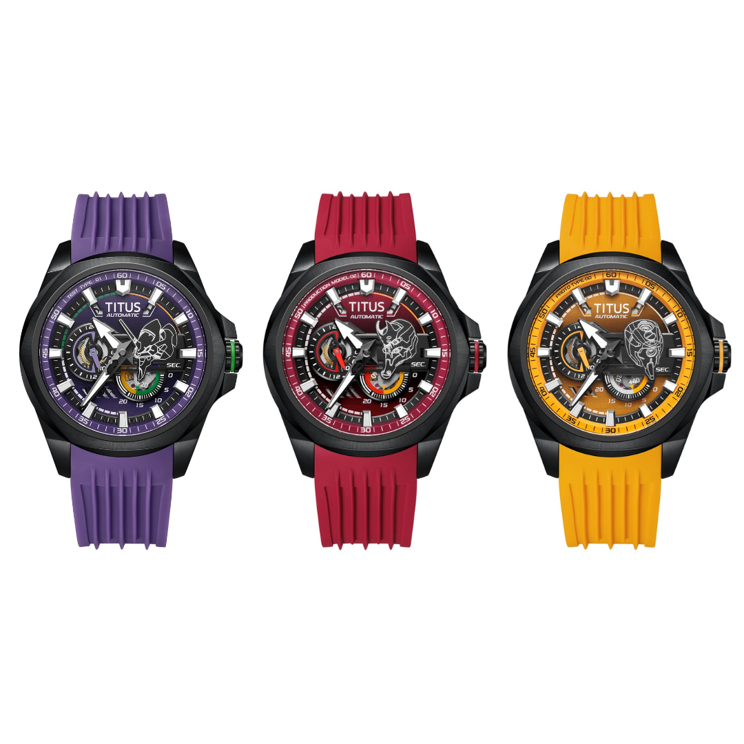 Solvil et Titus × EVANGELION Quest Set (3 pcs) — EVA-01, EVA-02 & EVA-00 Automatic