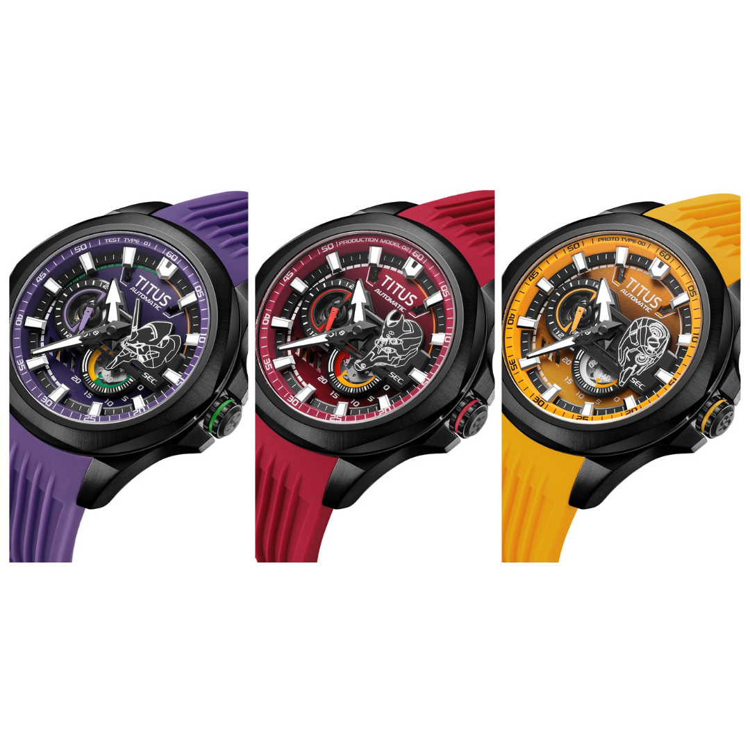 Solvil et Titus × EVANGELION Quest Set (3 pcs) — EVA-01, EVA-02 & EVA-00 Automatic