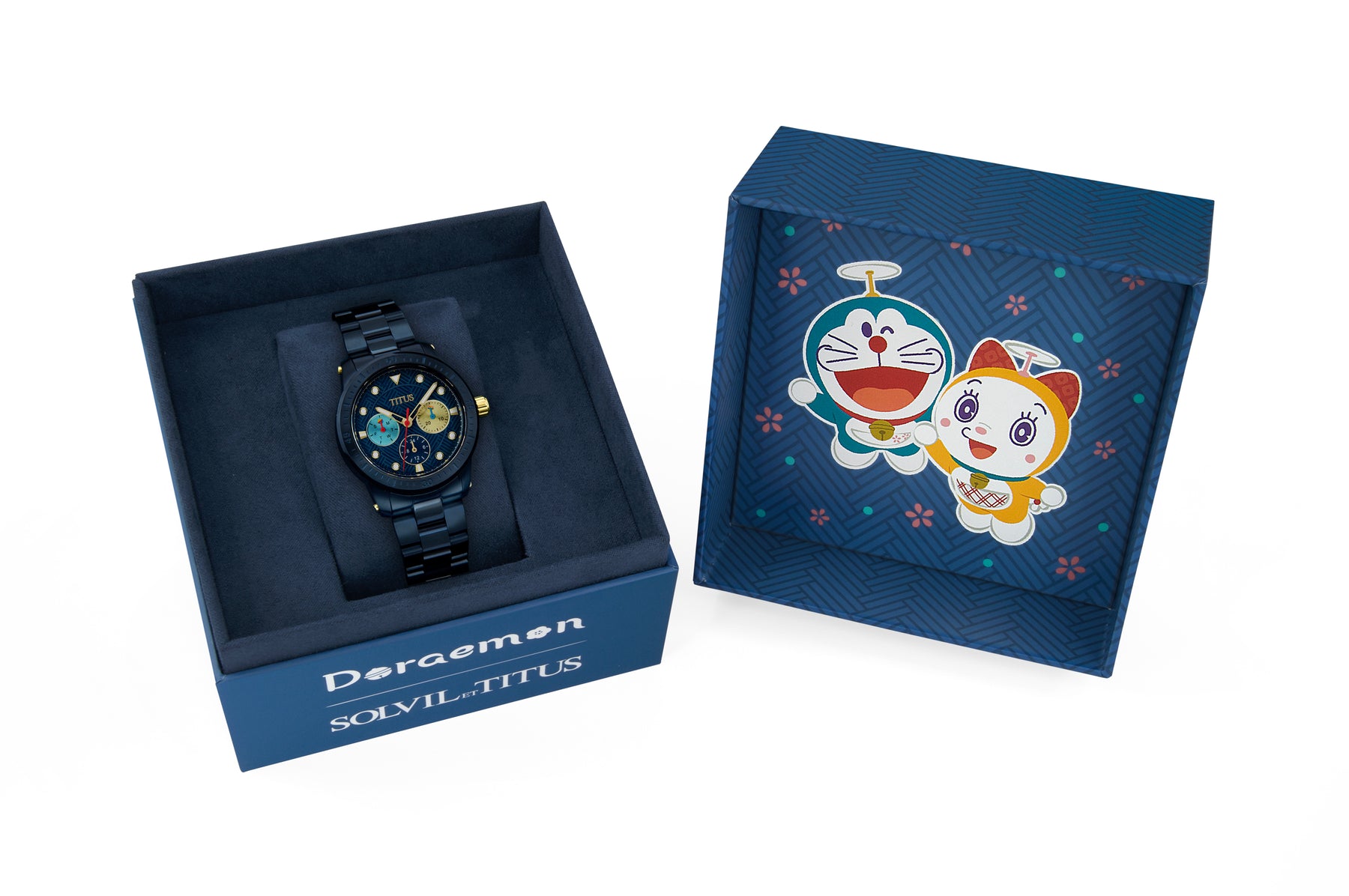 Solvil et Titus x Doraemon Limited Edition Multi-Function Quartz Stainless Steel Women Watch W06-03317-001
