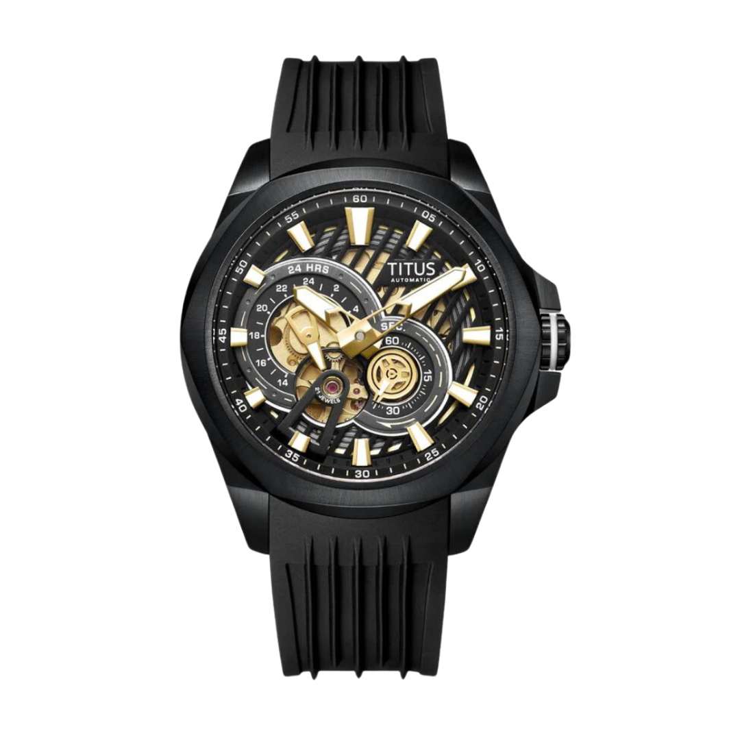 Quest Multi-Function Automatic Silicone Men Watch W06-03342-001