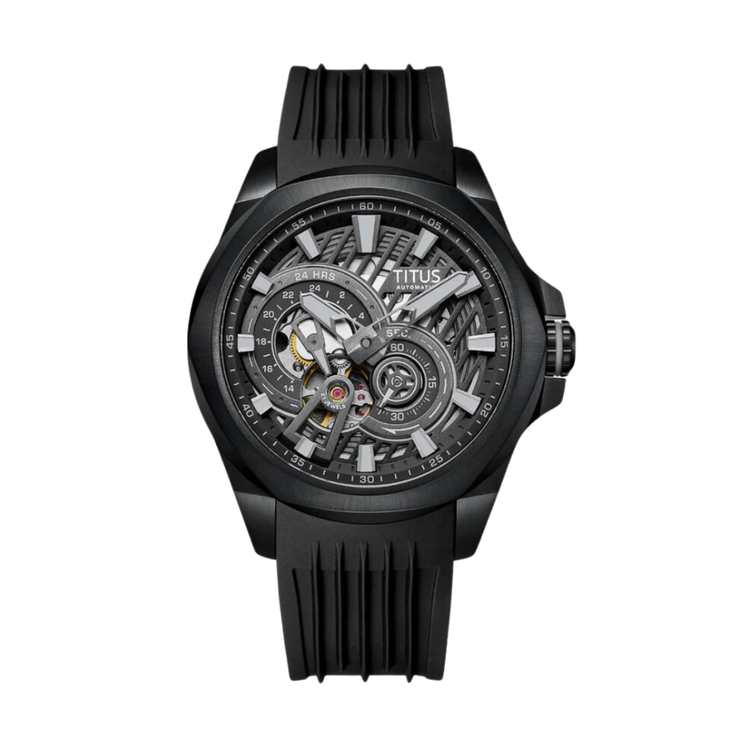 Quest Multi-Function Automatic Silicone Men Watch W06-03342-002