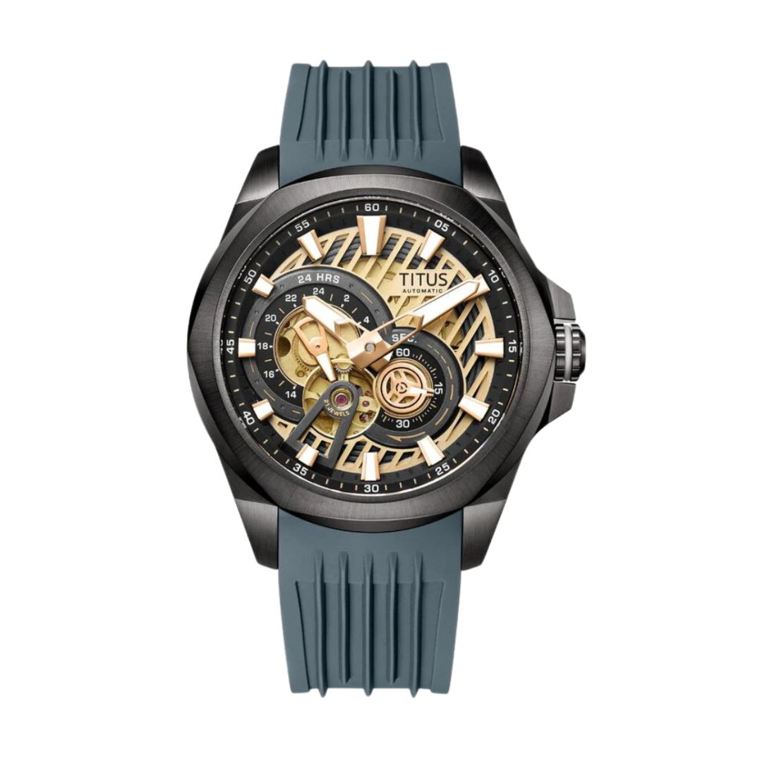 Quest Multi-Function Automatic Silicone Men Watch W06-03342-005