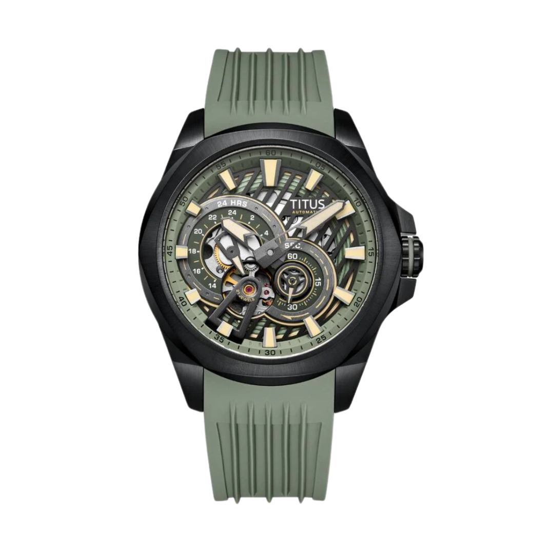 Quest Multi-Function Automatic Silicone Men Watch W06-03342-006