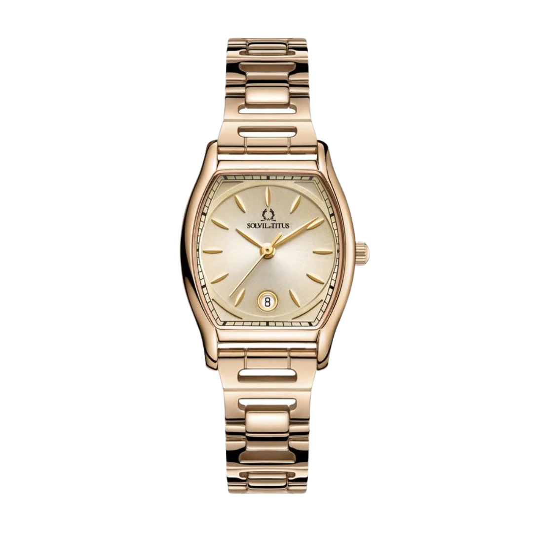 Barista 3 Hands Date Quartz Stainless Steel Women Watch W06-03326-010