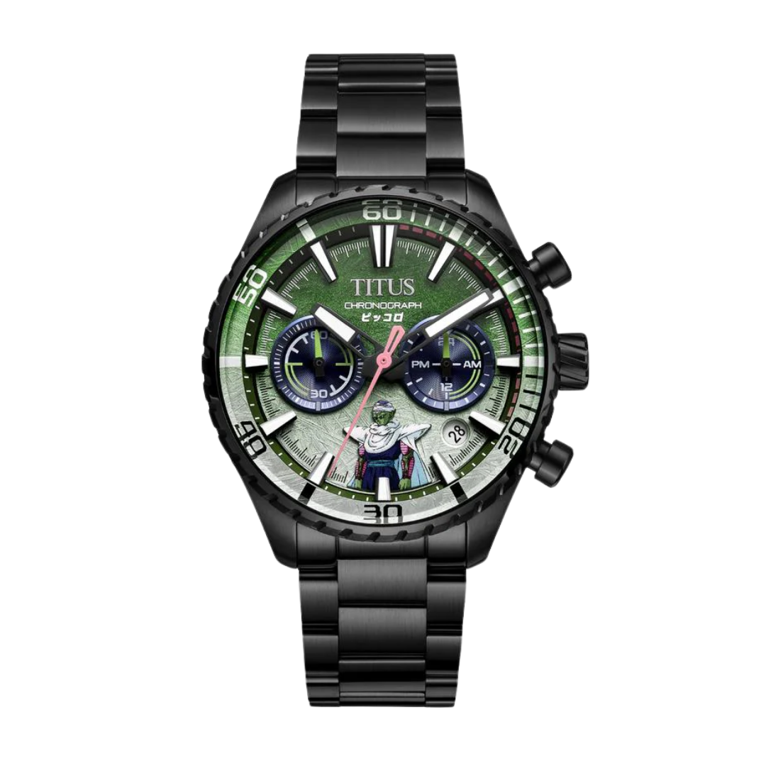 Solvil et Titus x Dragon Ball Super Limited Edition Saber "Piccolo" Chronograph Quartz Stainless Steel Watch W06-03392-005