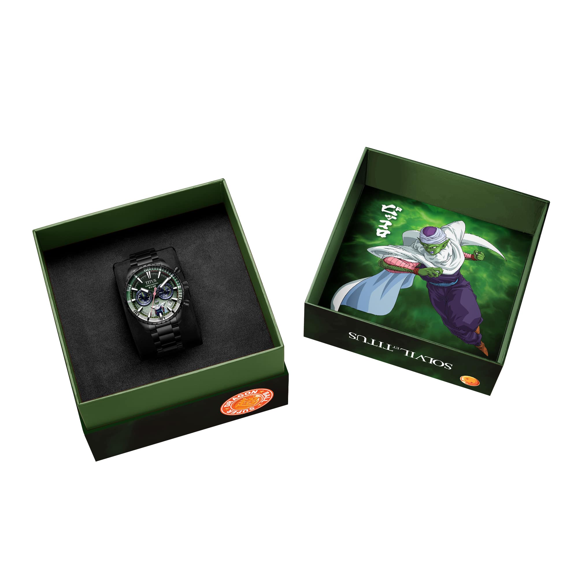 Solvil et Titus x Dragon Ball Super Limited Edition Saber "Piccolo" Chronograph Quartz Stainless Steel Watch W06-03392-005