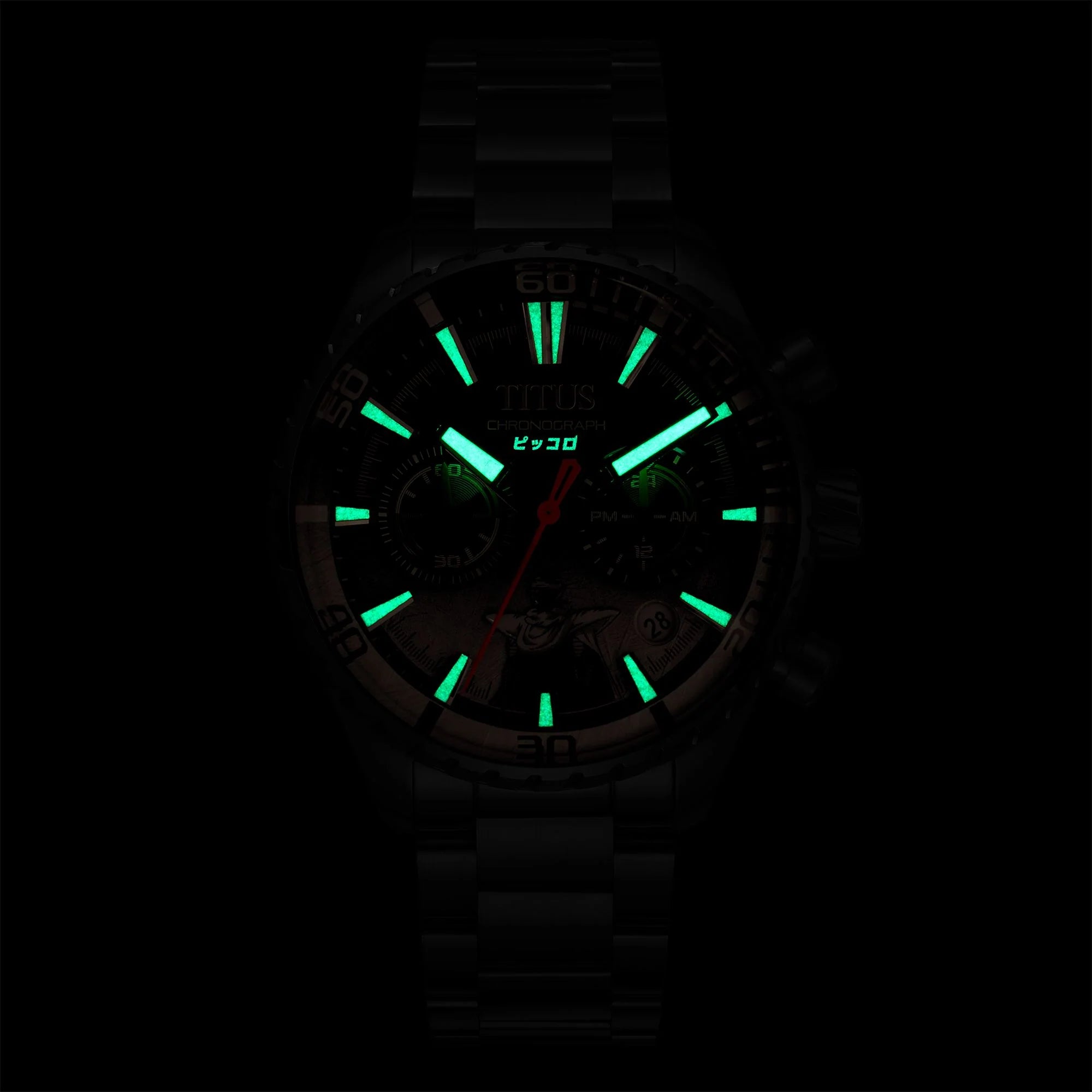 Solvil et Titus x Dragon Ball Super Limited Edition Saber "Piccolo" Chronograph Quartz Stainless Steel Watch W06-03392-005