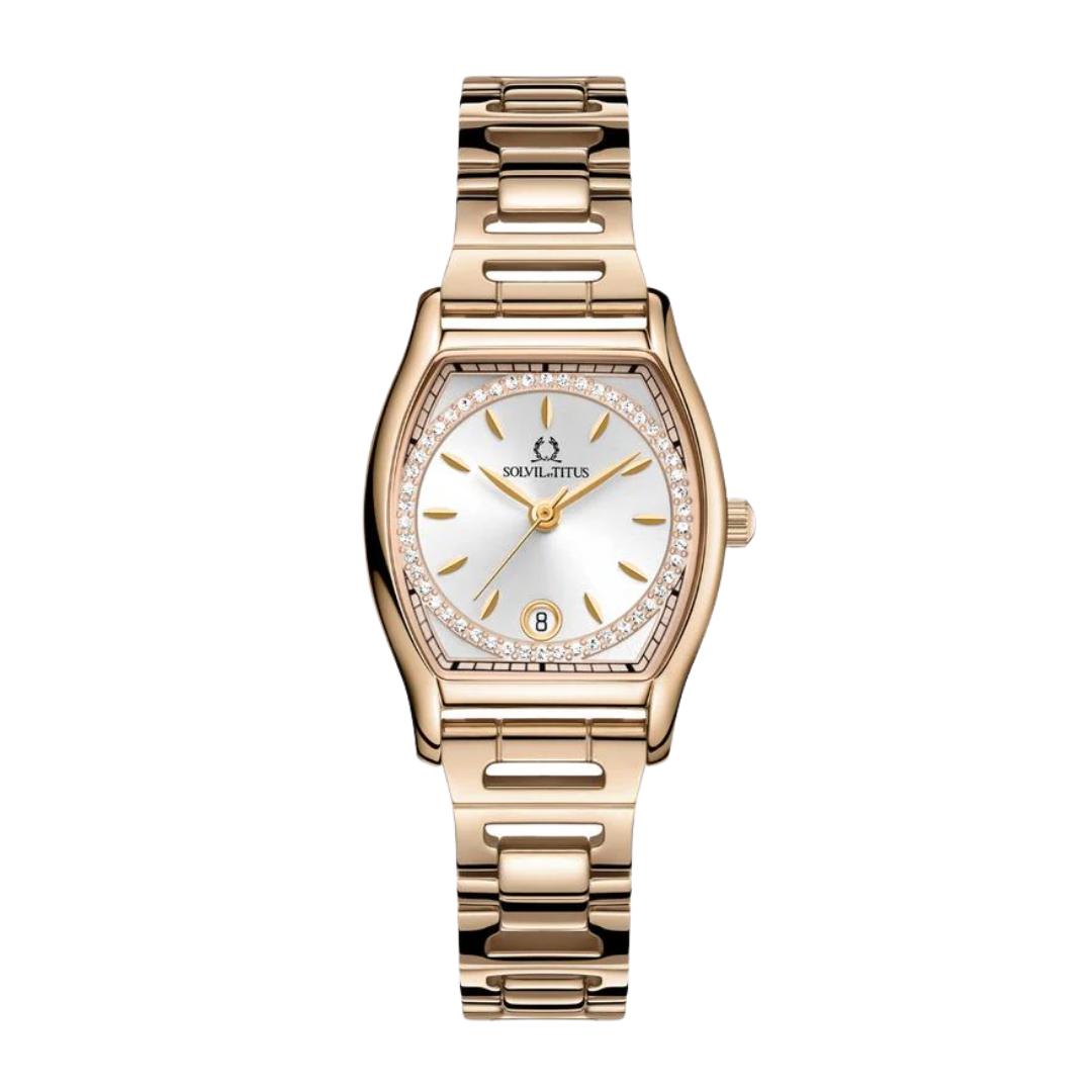 Barista 3 Hands Date Quartz Stainless Steel Women Watch W06-03326-013