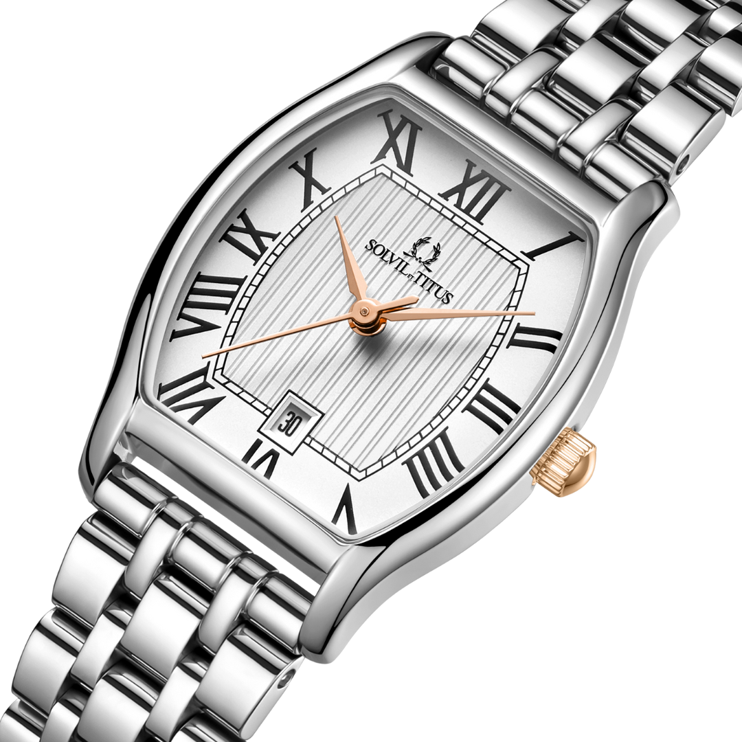 Barista 3 Hands Date Quartz Stainless Steel Women Watch W06-02825-018