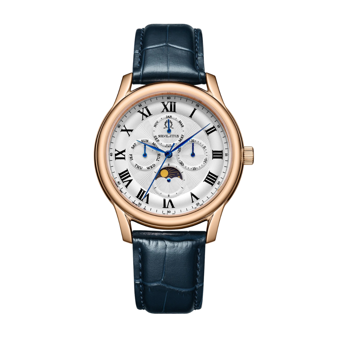 Classicist Multi-Function Day/Night Quartz Leather Men Watch W06-03322-005