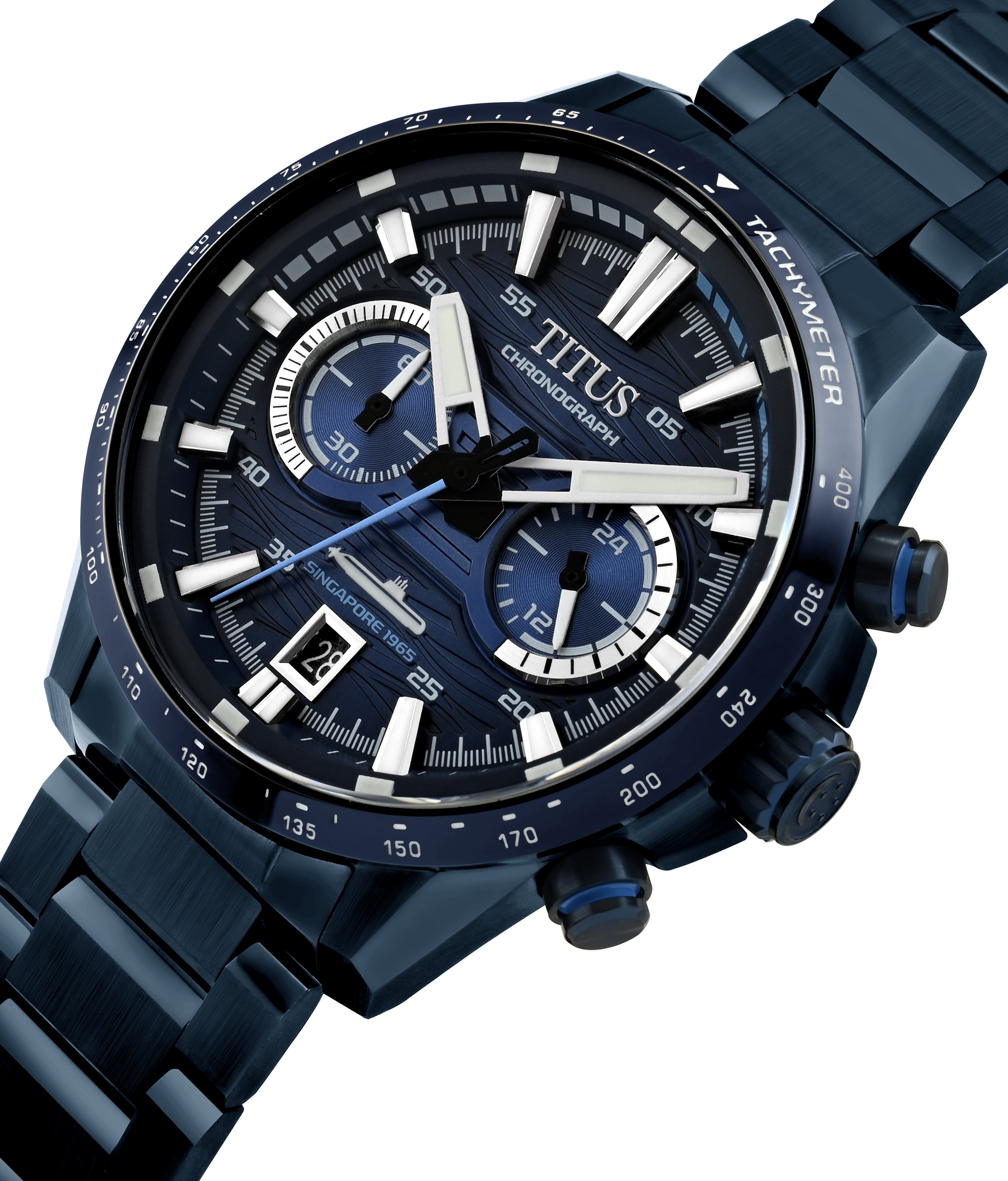 Saber “Invincible Tide” Singapore Limited Edition Chronograph Men Watch W06-03396-001 Serial No. 1-200