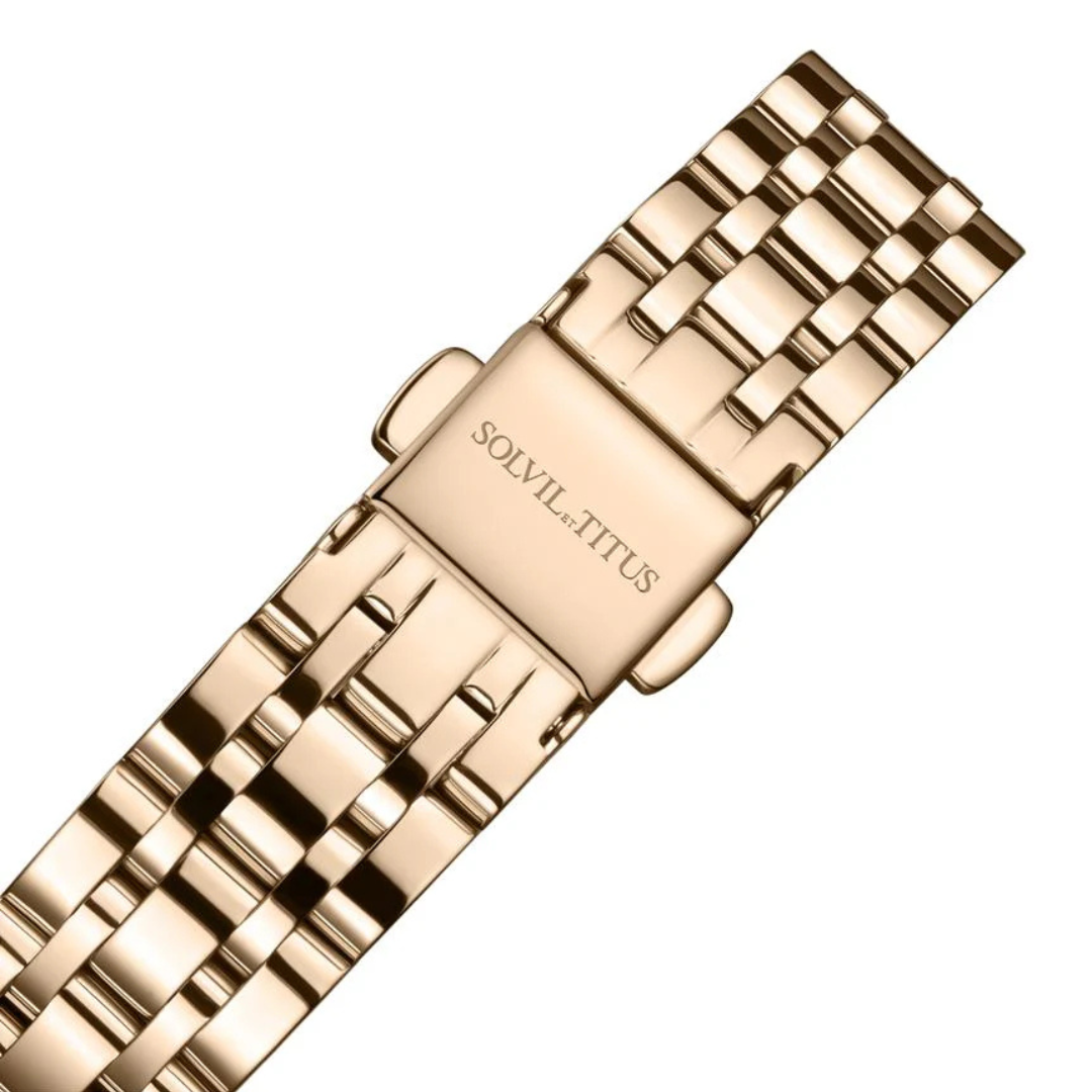 Barista 3 Hands Date Quartz Stainless Steel Women Watch W06-02825-020