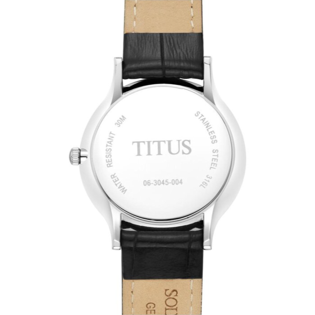 Classicist 3 Hands Quartz Leather Women Watch W06-03045-004