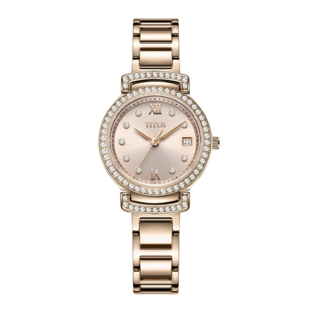 Fair Lady 3 Hands Date Quartz Stainless Steel Women Watch W06-03139-015