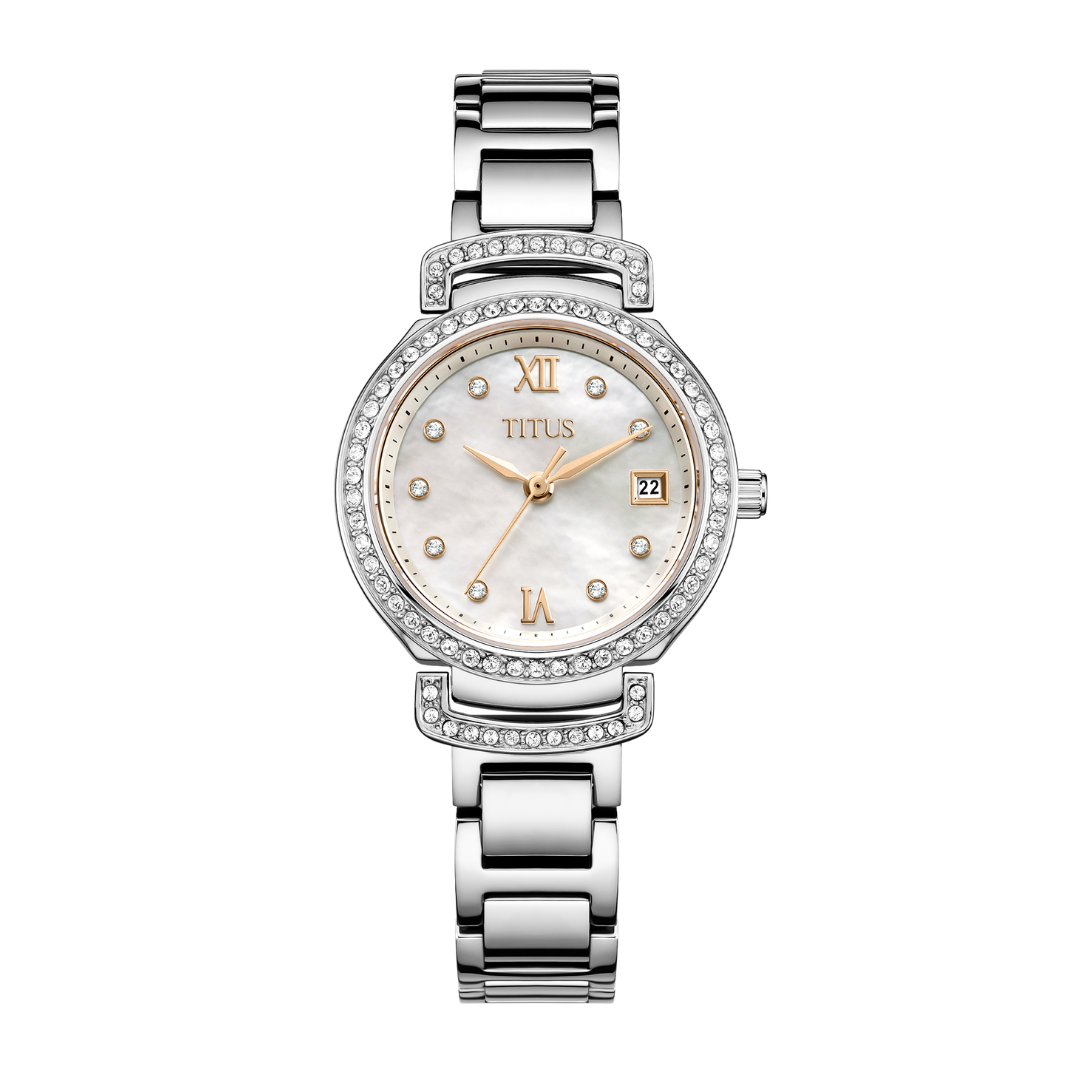 Fair Lady 3 Hands Date Quartz Stainless Steel Women Watch W06-03139-021