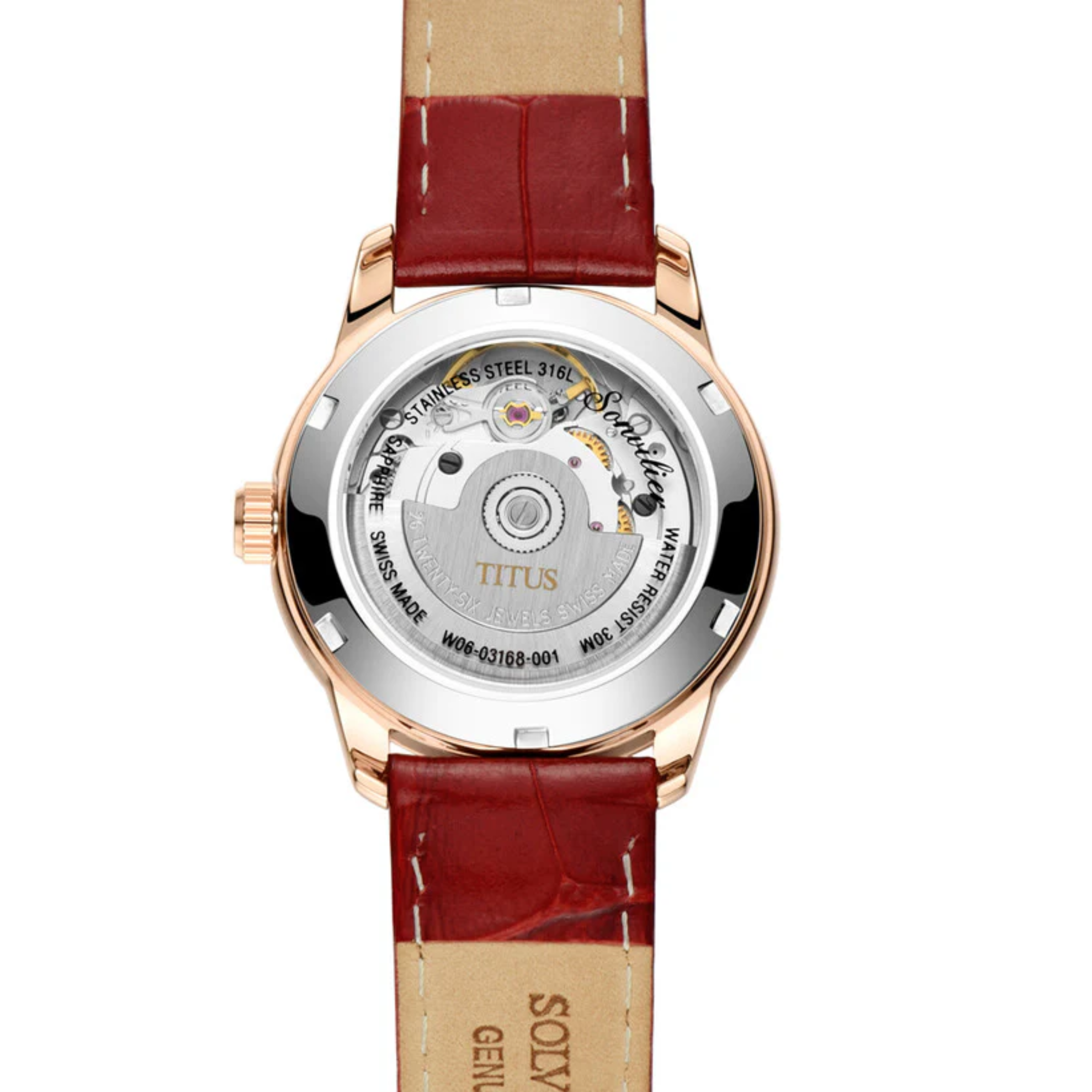 Sonvilier 3 Hands Date Automatic Women Watch W06-03168-001