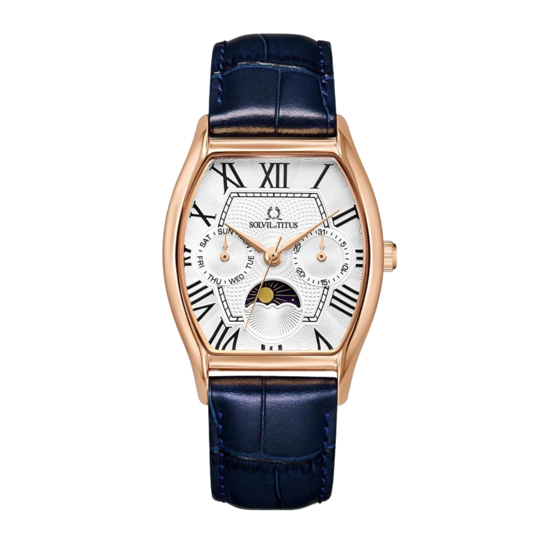 Barista Multi-Function Day/Night Quartz Leather Women Watch W06-03220-010