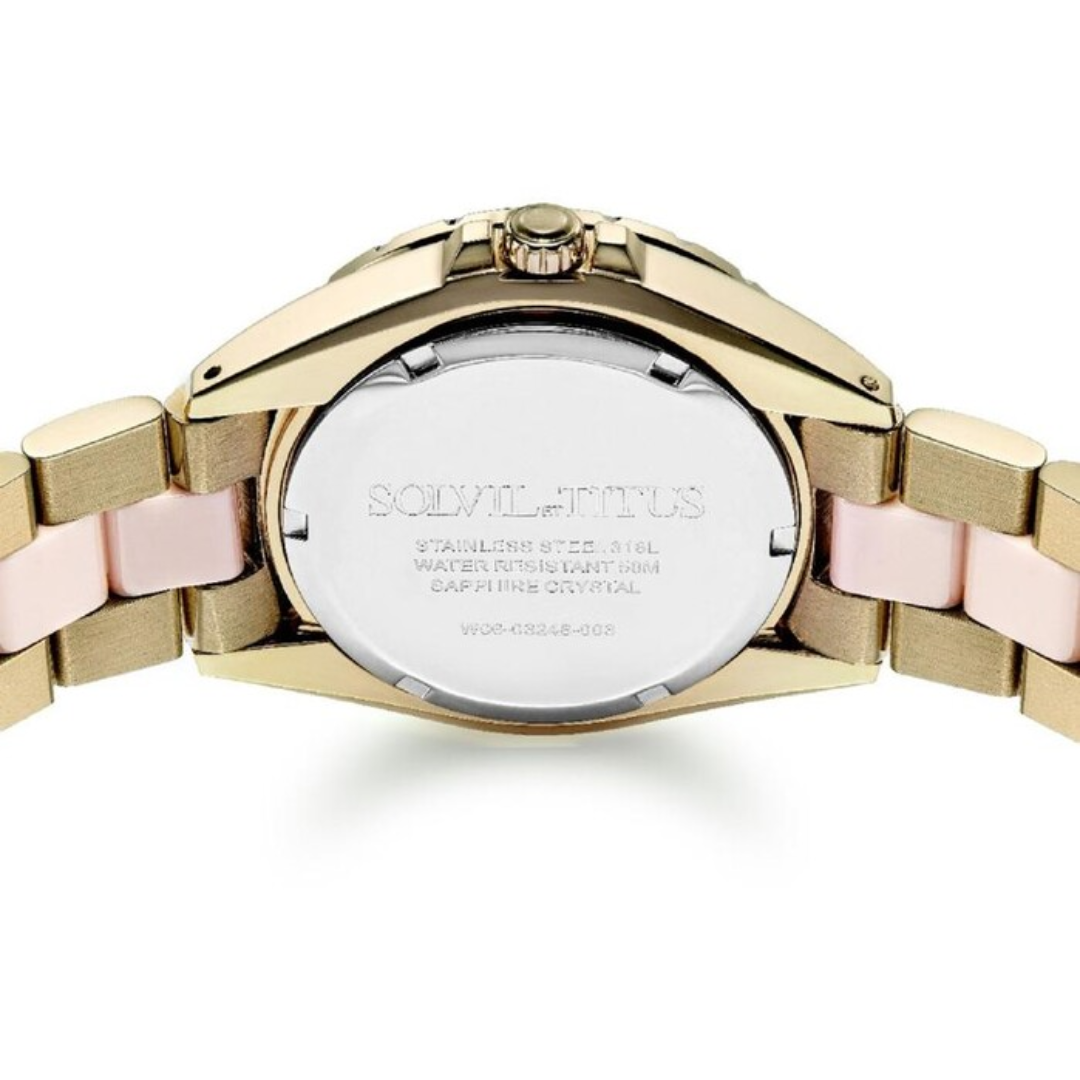 Perse Multi-Function Quartz Stainless Steel Women Watch W06-03248-003