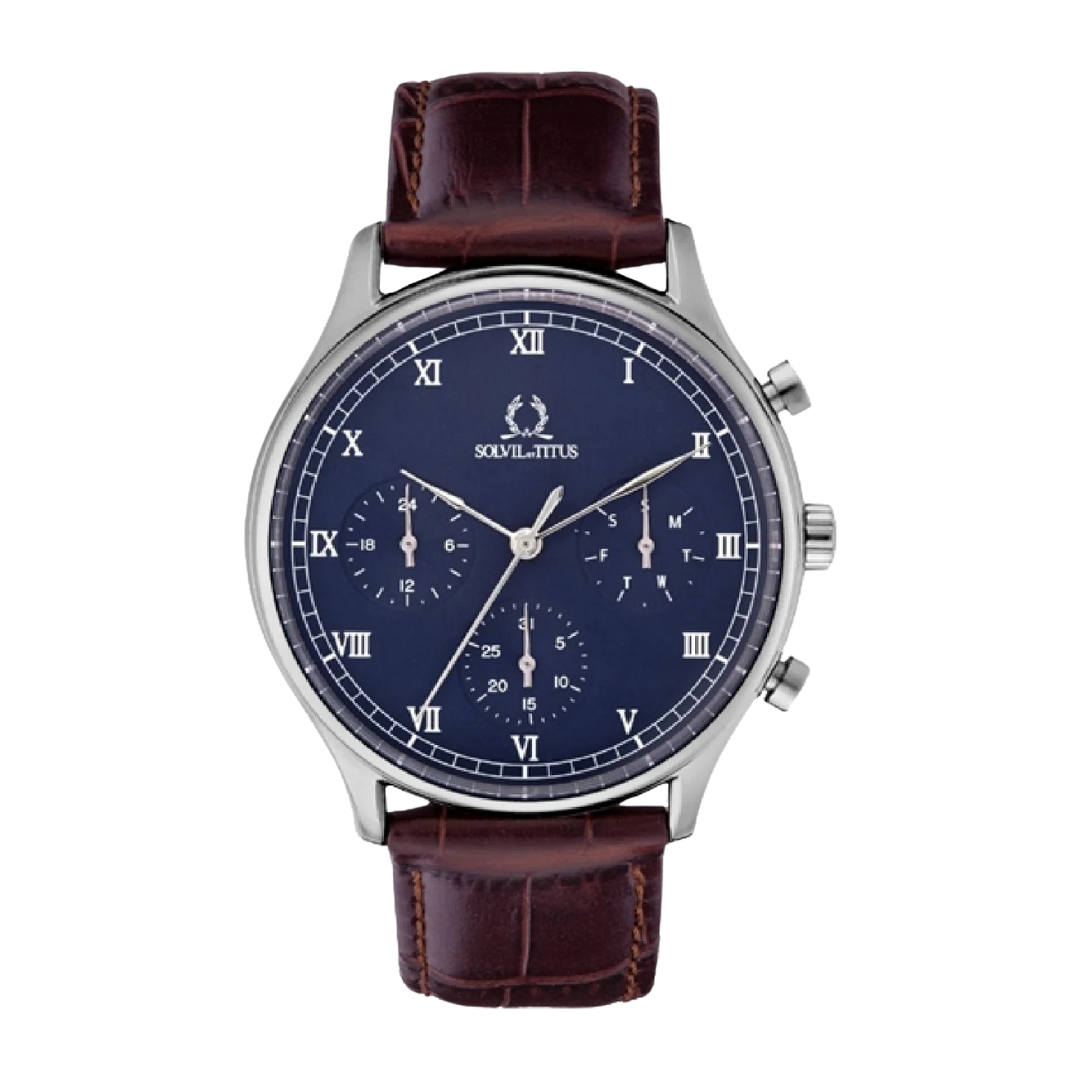 Classicist Multi-Function Quartz Leather Men Watch W06-03256-002