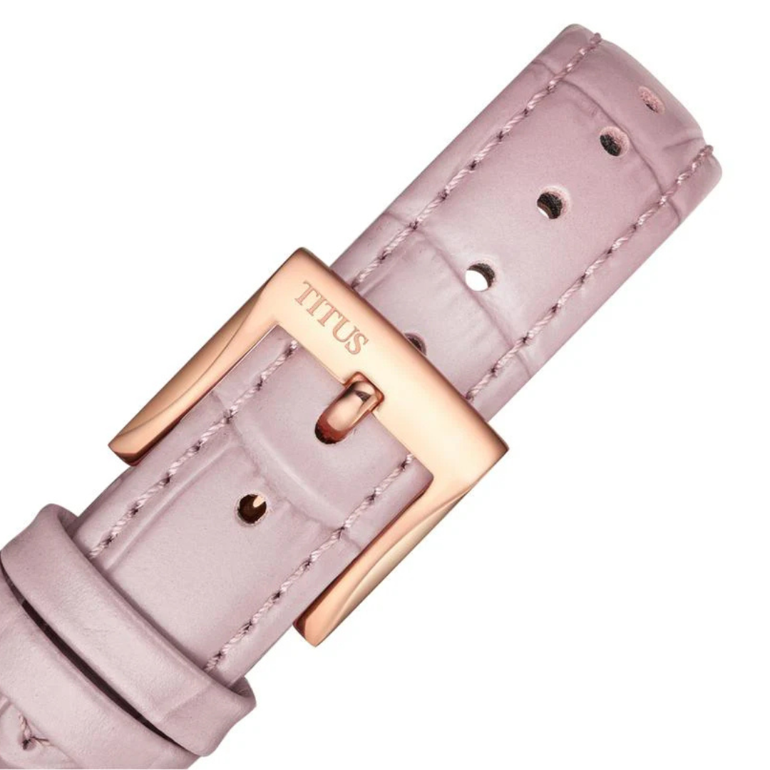 Devot Multi-Function with Day Night Indicator Quartz Leather Women Watch W06-03263-006