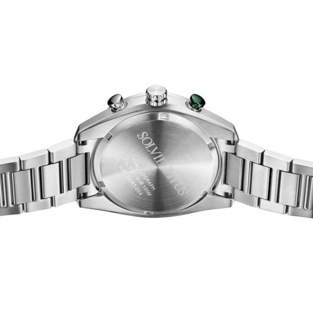 Modernist Chronograph Quartz Stainless Steel Men Watch W06-03265-004