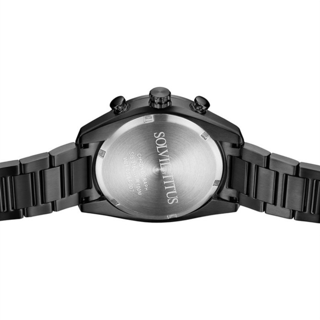 Modernist Chronograph Quartz Stainless Steel Men Watch W06-03265-007