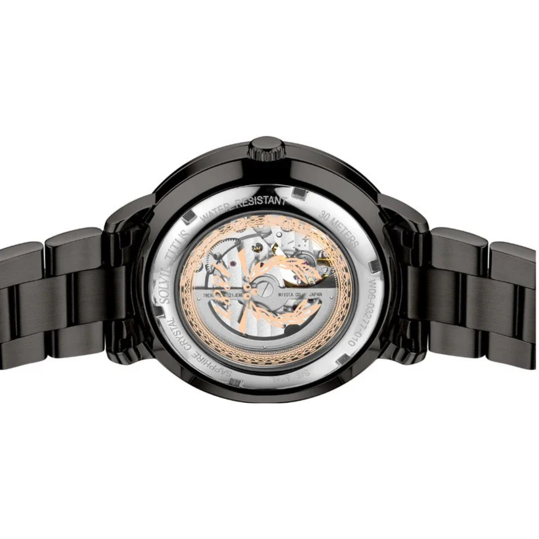 Enlight 3 Hands Mechanical Stainless Steel Men Watch W06-03277-010