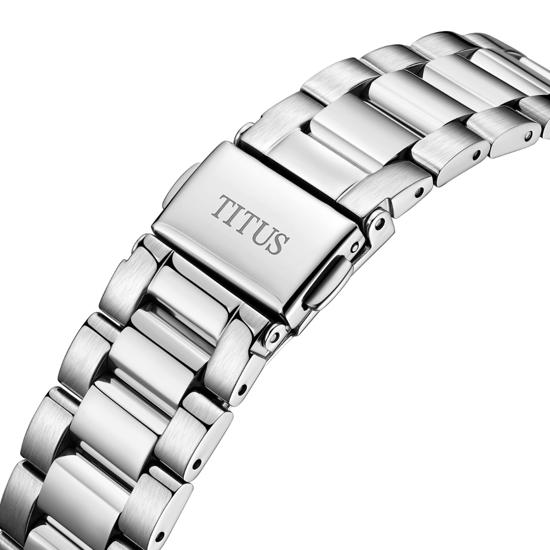 Enlight 3 Hands Mechanical Stainless Steel Women Watch W06-03278-007