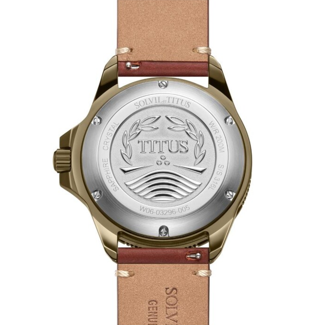 Valor Skeleton 3 Hands Mechanical Leather Men Watch W06-03296-005