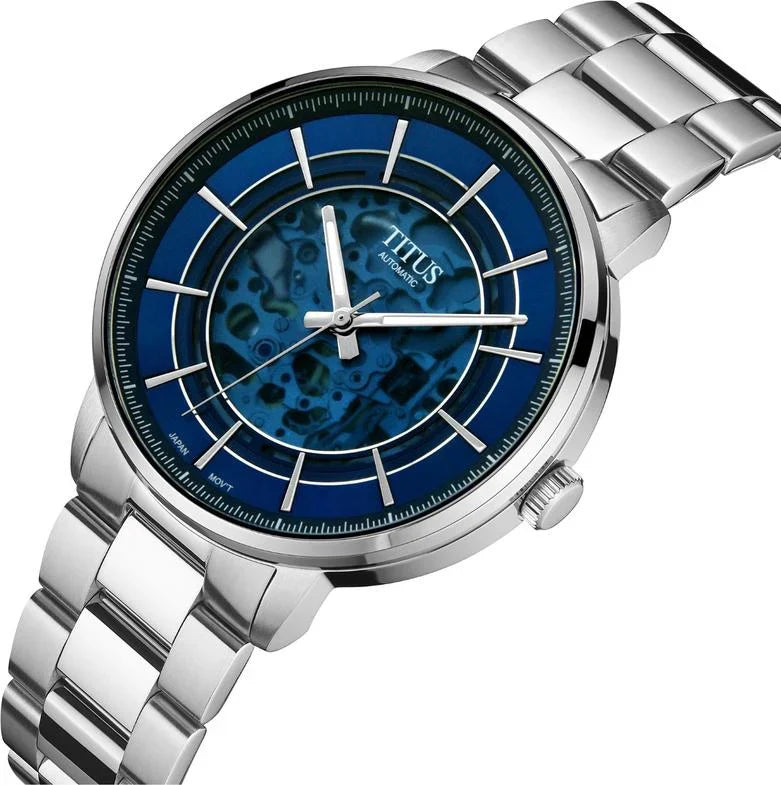 Enlight 3 Hands Mechanical Stainless Steel Men Watch W06-03305-006