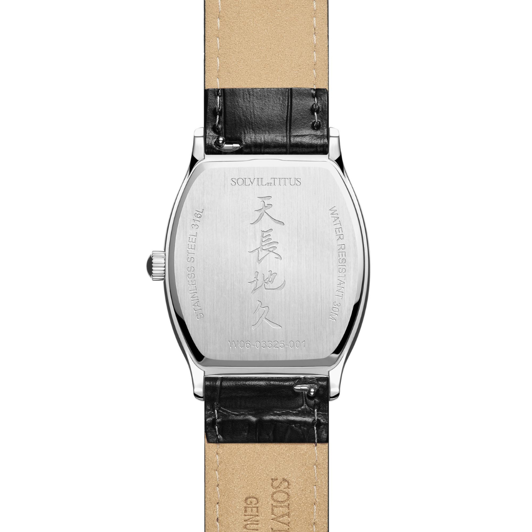 Barista 3 Hands Date Quartz Leather Men Watch W06-03325-001