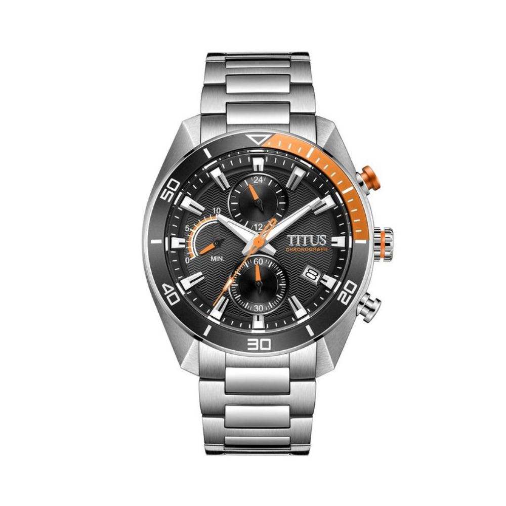 Modernist Chronograph Quartz Stainless Steel Men Watch W06-03331-003