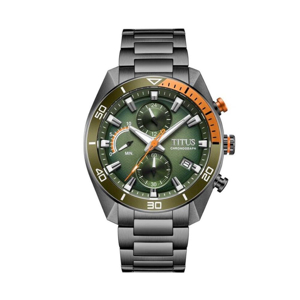 Modernist Chronograph Quartz Stainless Steel Men Watch W06-03331-005