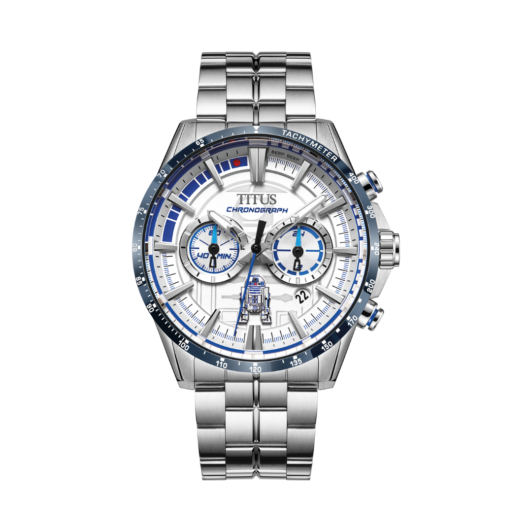 [Pre-Order] Solvil et Titus x Star Wars Limited Edition Saber "R2-D2" Chronograph Watch W06-03365-001